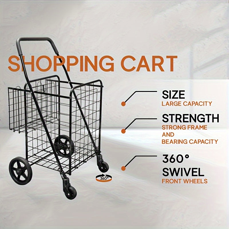 Heavy Duty Utility Shopping Cart