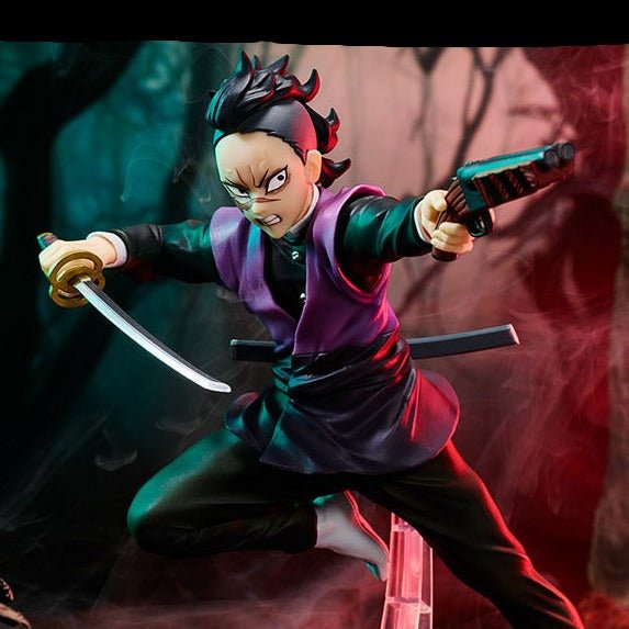 Demon Slayer Genya Shinazugawa Gun Sword Statue