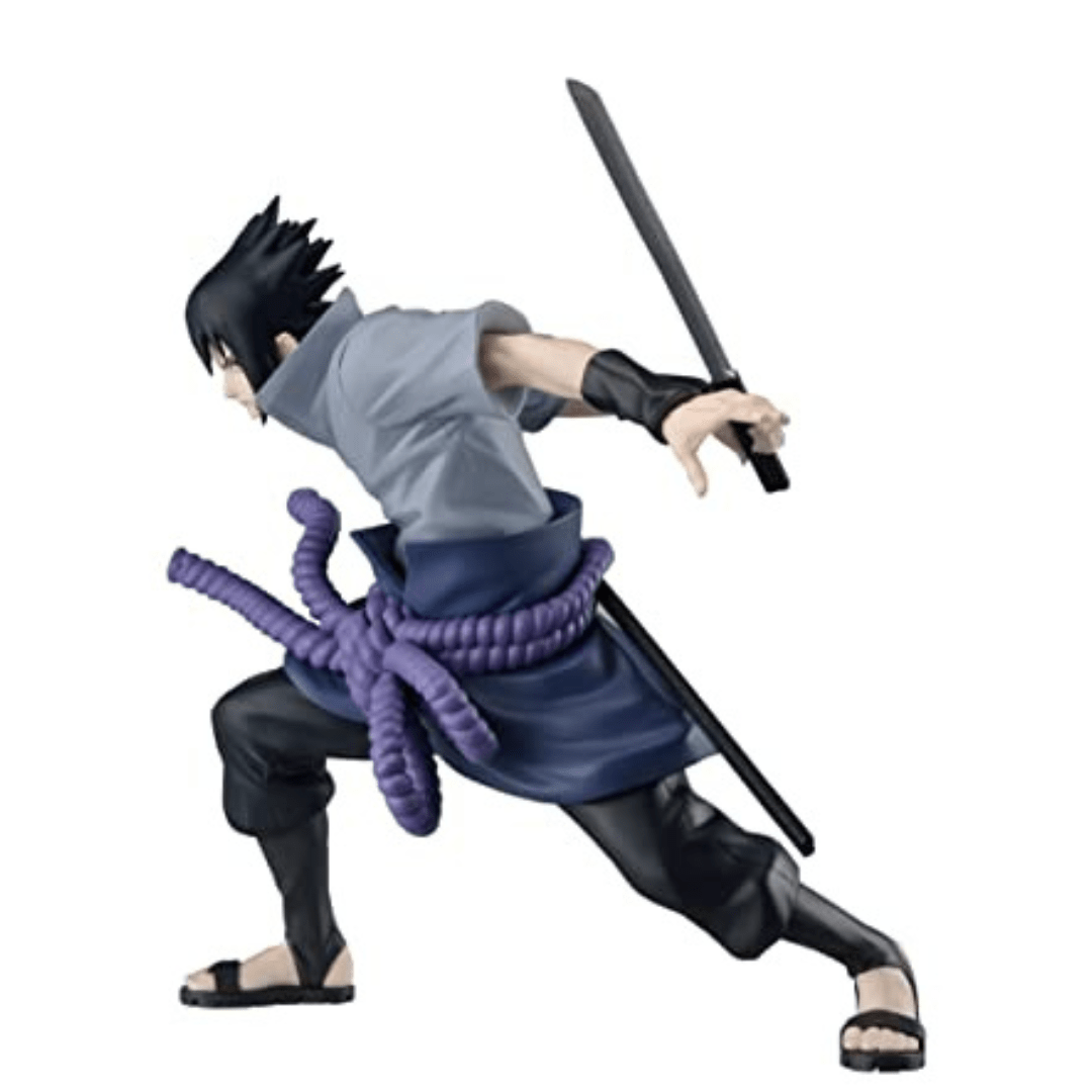 Naruto Shippuden Uchiha Sasuke Sword Attack Style Figure